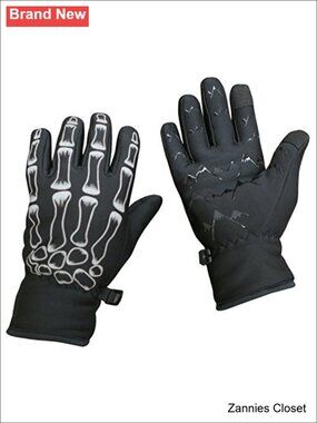 👻 N'Ice Caps Boys Gloves Touchscreen Non-Slip Plush Lined Kids Breathable